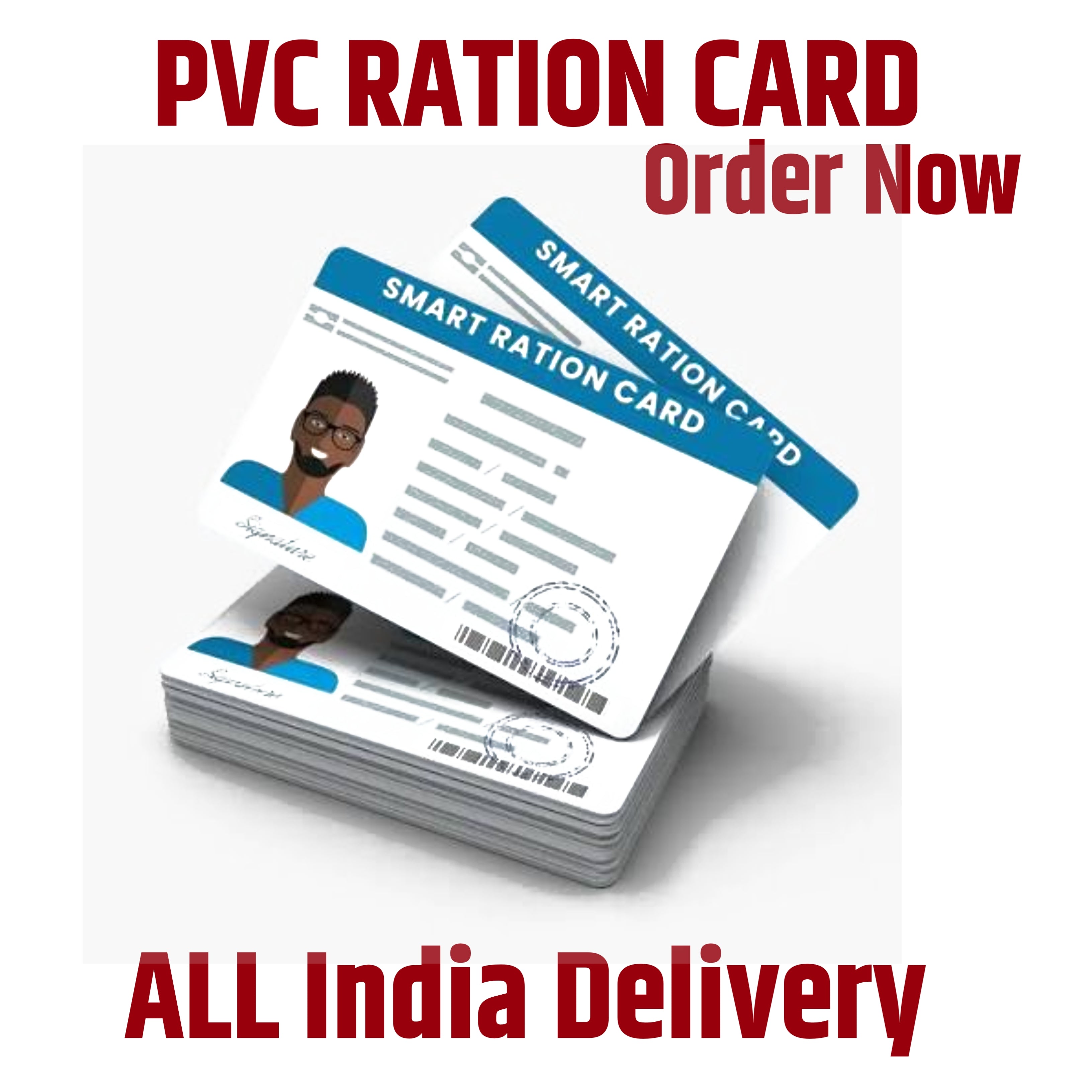 PVC RATION CARD
